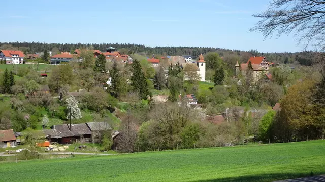 Blick auf Rechenberg